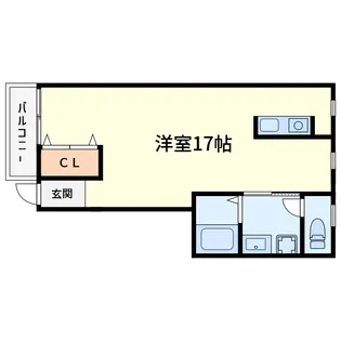 フォレスト山崎(FOREST山崎)【1階】の間取り