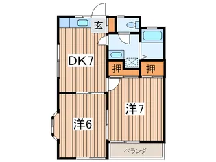 セントラル・コ-ト【2階】の間取り