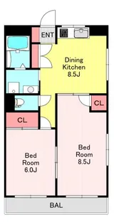 Marron Heights【2階】の間取り