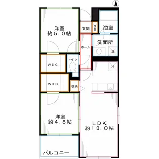 ルーチェ 国立 ズード【3階】の間取り
