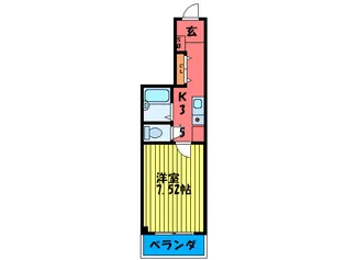ラコンテ・エム【4階】の間取り