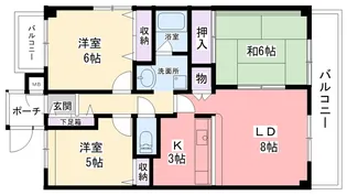 サンテ東甲子園【4階】の間取り