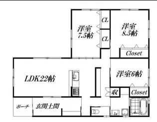 静岡県浜松市中央区有玉台4【一戸建】の間取り