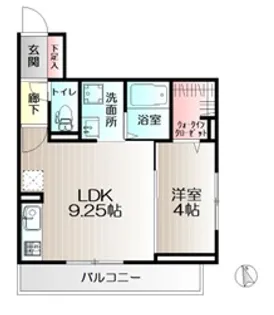 ア レーズ町田【2階】の間取り