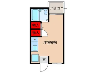 プチライフニシノ【2階】の間取り