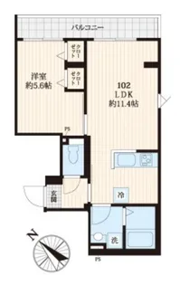 東京都世田谷区南烏山5【マンション】の間取り