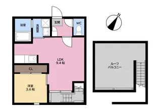 グランディック井尻【2階】の間取り