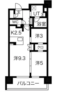 ローレルアイ名駅東【6階】の間取り