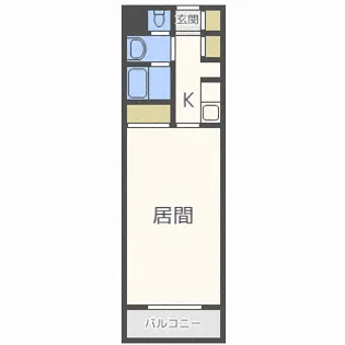 エルミーハイツ北12条【3階】の間取り
