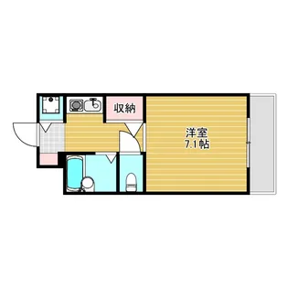 センチュリー蛍池【1階】の間取り