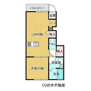 ルミウス北日吉II【1階】の間取り