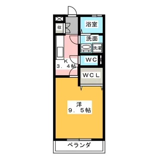 Sky Court 5【1階】の間取り