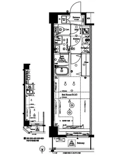 アークマーク池袋本町【6階】の間取り
