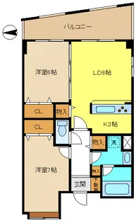 ガーデンコート蒲田 A棟【6階】の間取り