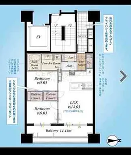 クラッシィハウス芝浦【16階】の間取り