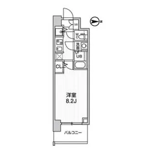 LaDouceur黒川【9階】の間取り