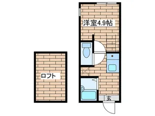 マリンテラス田浦【1階】の間取り