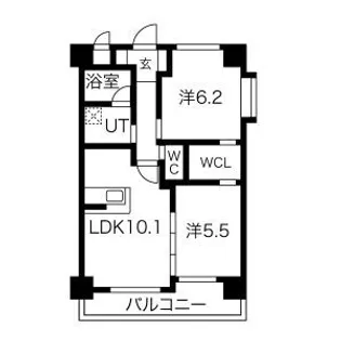 ヒルクレスト菊陽グランデ【9階】の間取り