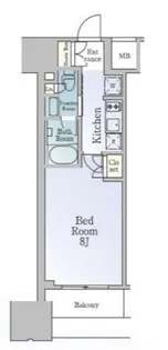 ルフォンブランシェ品川南大井【2階】の間取り