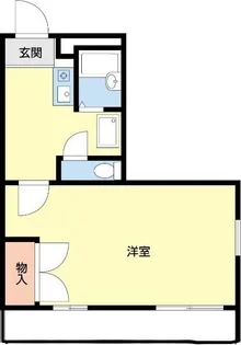 パレス野田【1階】の間取り