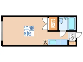 クリスタル村川【4階】の間取り