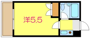 サンコーポラス坂本【4階】の間取り