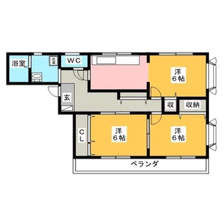 グランドシー【2階】の間取り