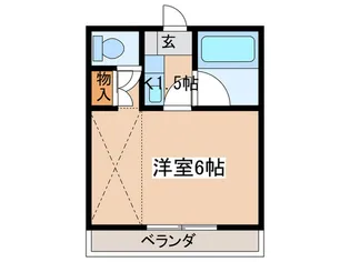 サンハイム成田【2階】の間取り