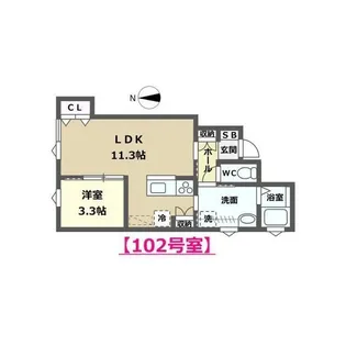 pivote(ピヴォーテ)【1階】の間取り