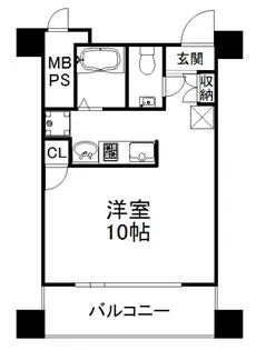 エンクレストけやき通り【3階】の間取り