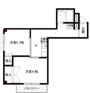 メゾンローリエ【1階】の間取り