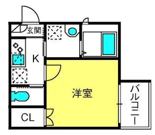 Groei浦和神明【2階】の間取り