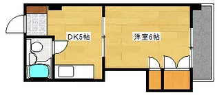サンハイムうえだ【4階】の間取り