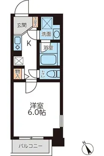 ミュプレ吉祥寺【3階】の間取り