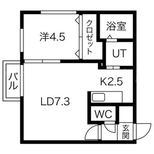 Villa Orange Mum【5階】の間取り