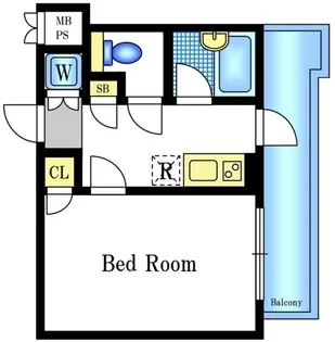 ルーブル新宿西落合六番館【4階】の間取り