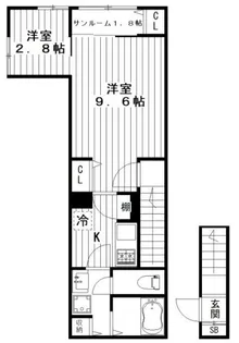 インフィニティパレス【2階】の間取り