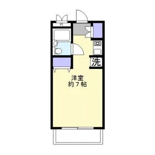 ドミトリー三笠【1階】の間取り