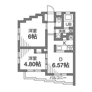ラ・ファミーユ弐番館【2階】の間取り