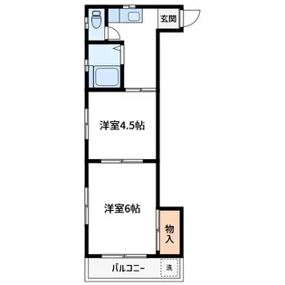 第二サトーハイツ【2階】の間取り