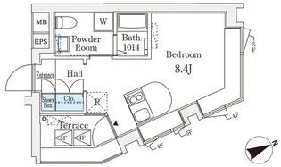 コージーコート四谷坂町【2階】の間取り