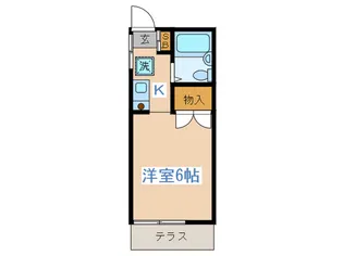 パ-ムヒル沼袋【1階】の間取り