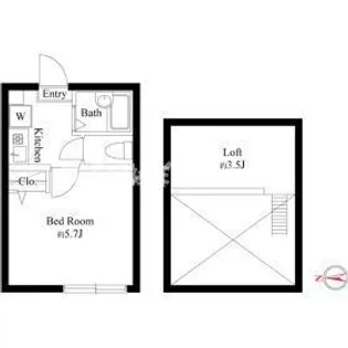 シャンテ糀谷【3階】の間取り