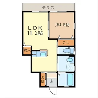 ヴェルテマレ Y&K【1階】の間取り