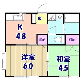 コーポオノオ【1階】の間取り