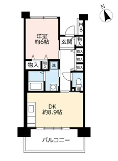UR浜甲子園なぎさ街【12階】の間取り