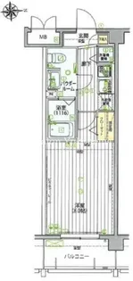 レグラス横浜吉野町サウス【2階】の間取り