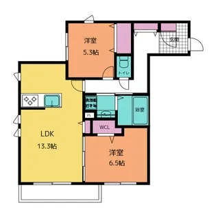 ブランエ アドアII【1階】の間取り