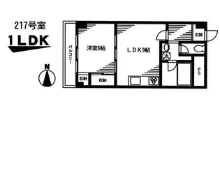 秀和東十条レジデンス【2階】の間取り