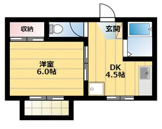 ルポ・マヌアール【1階】の間取り